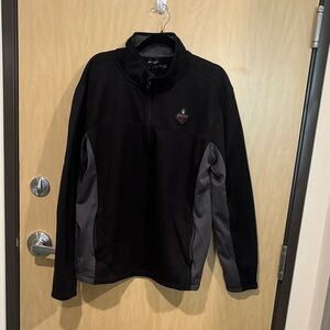 Spyder Men's Black and Gray Performance Jacket